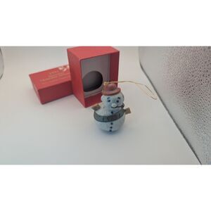 Vintage 1981 Dave Grossman Snowman Christmas Ornament